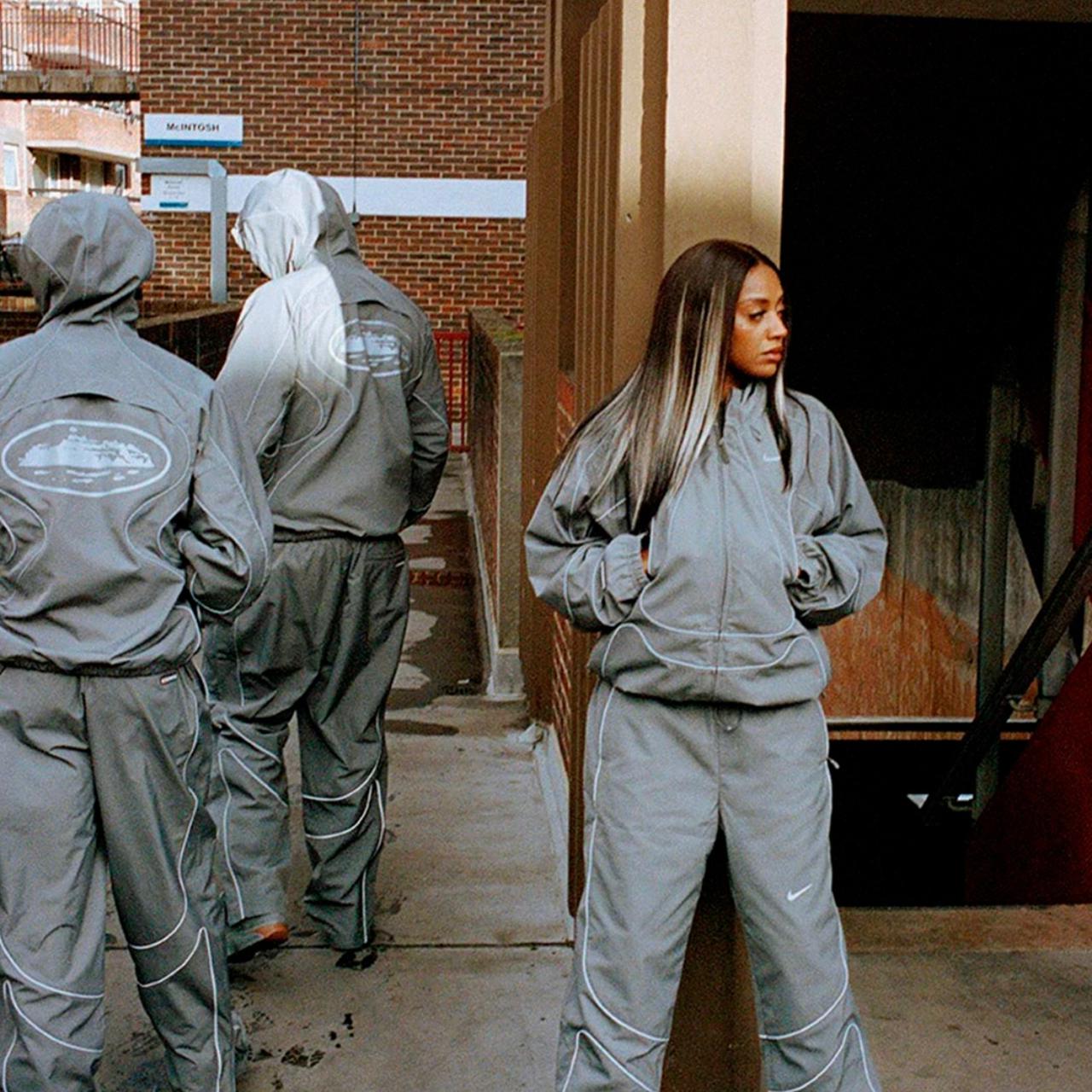 Corteiz X Nike Tracksuit-Gray